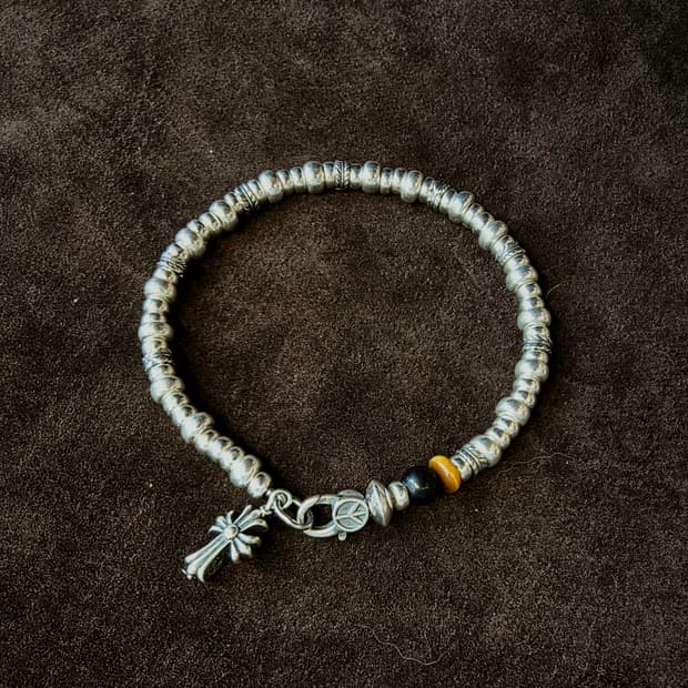 Silver925 Cross point wings bracelet