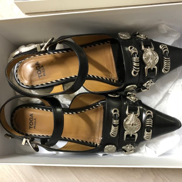 toga pulla polido slingback ballerina