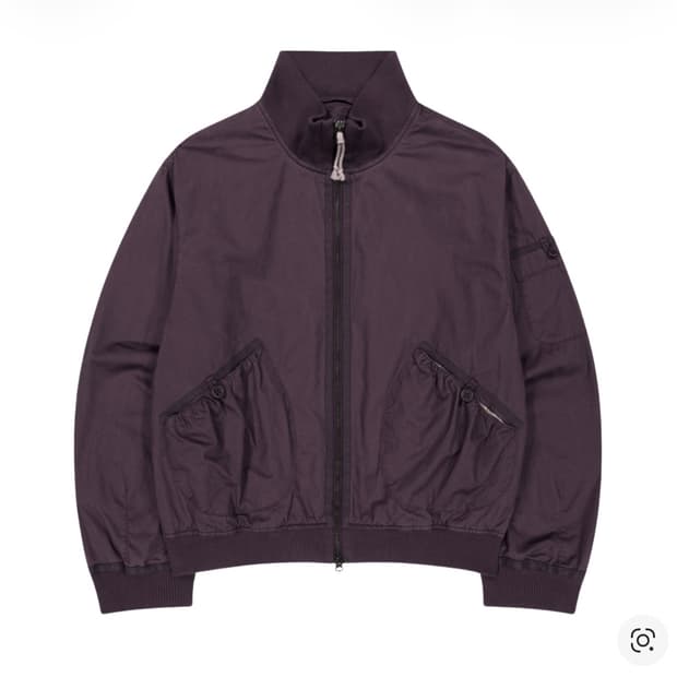 (삽니다) 코이세이오 더스티 코튼 봄버 자켓 퍼플 2