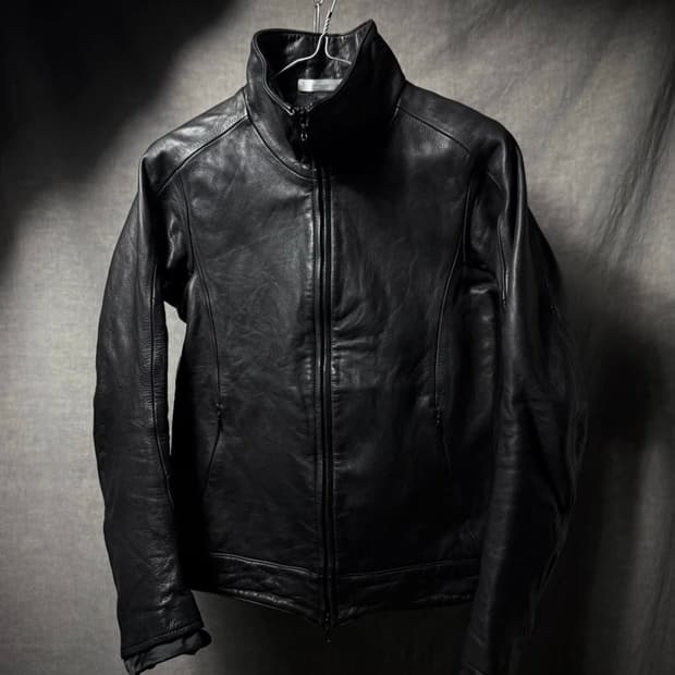 *급처*civilized leather jacket