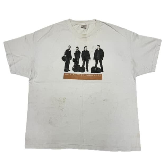 U2 빈티지 밴드 투어티 XXL 