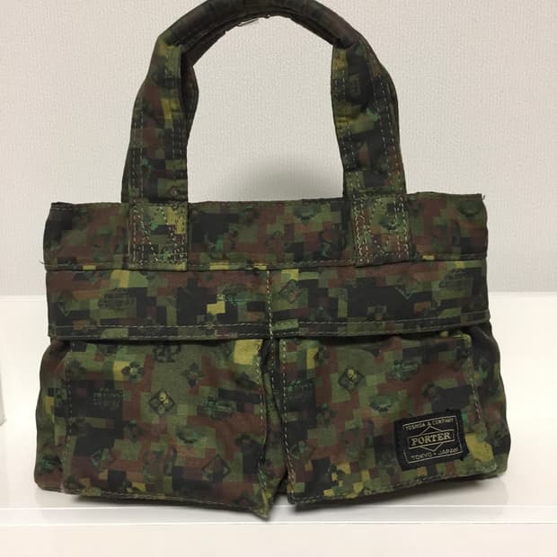 PORTER x BEAMS 카모플라쥬 토트백