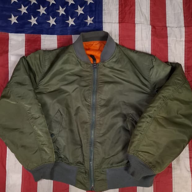 오리지날 미국제조 알파사 미공군 민수용 MA-1 항공점퍼