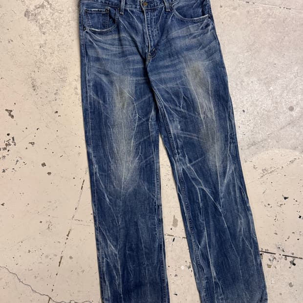 리바이스 502 다이드 워싱 데님팬츠 