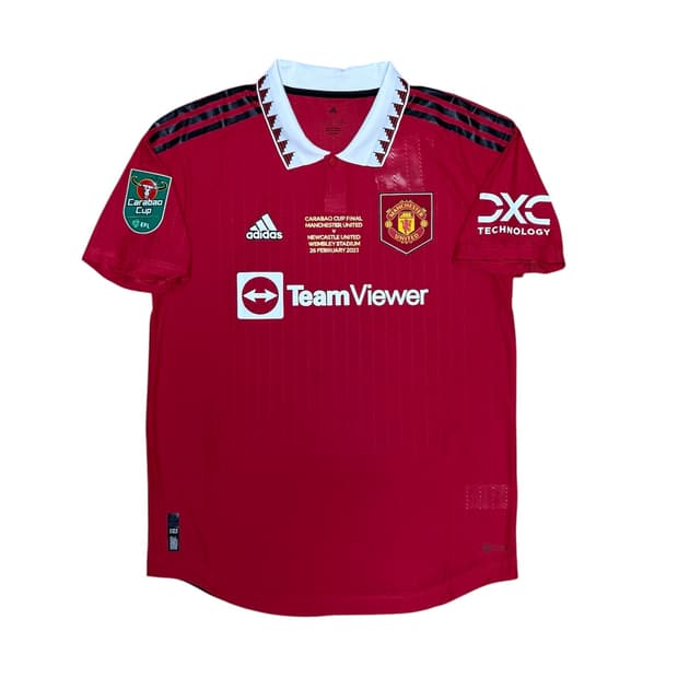 22-23 맨체스터 유나이티드 홈 어센틱 유니폼 브루노 페르난데스