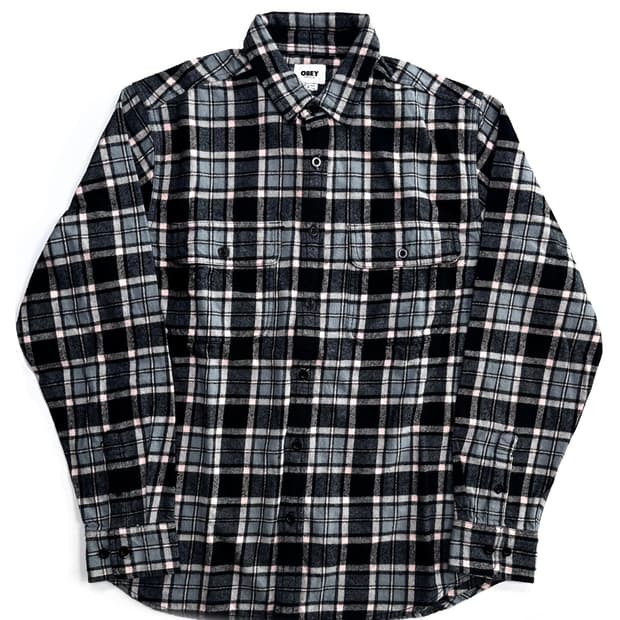 오베이 디비전 우븐 체크 셔츠