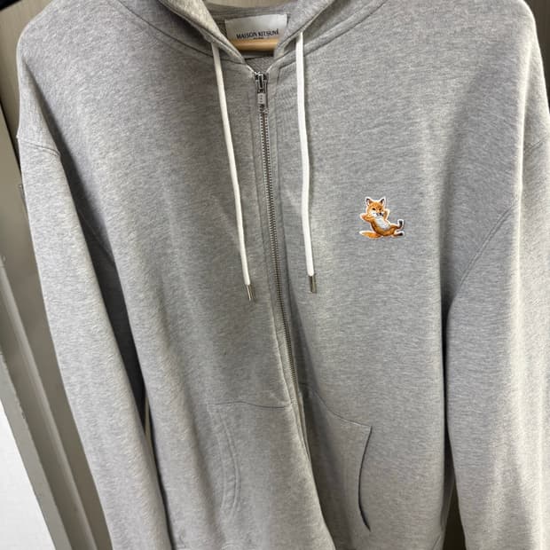 메종키츠네 후드 집업 XL