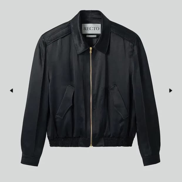 [새상품/M] 렉토 80S 플루이드 벤 점퍼 블랙 밤무대