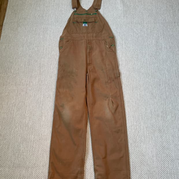 아메리칸 빈티지 덕 캔버스 오버롤 팬츠 