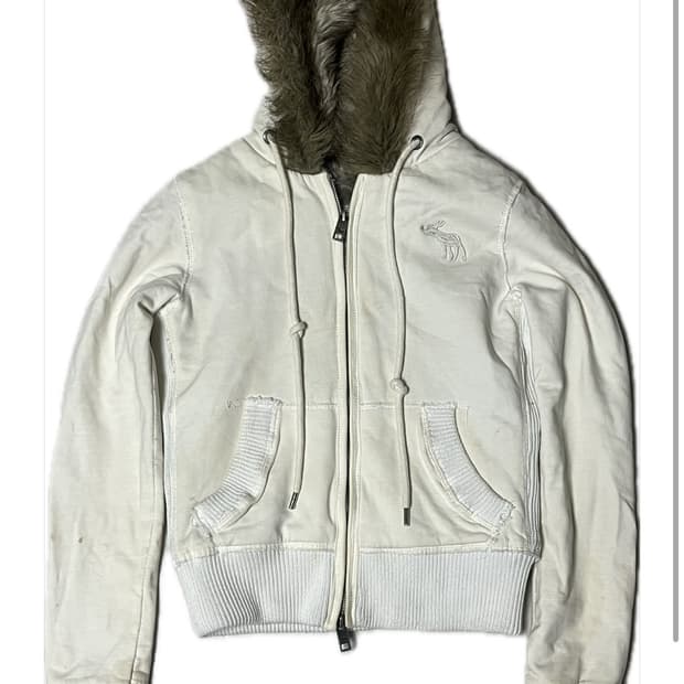 아베크롬비 퍼 후드집업