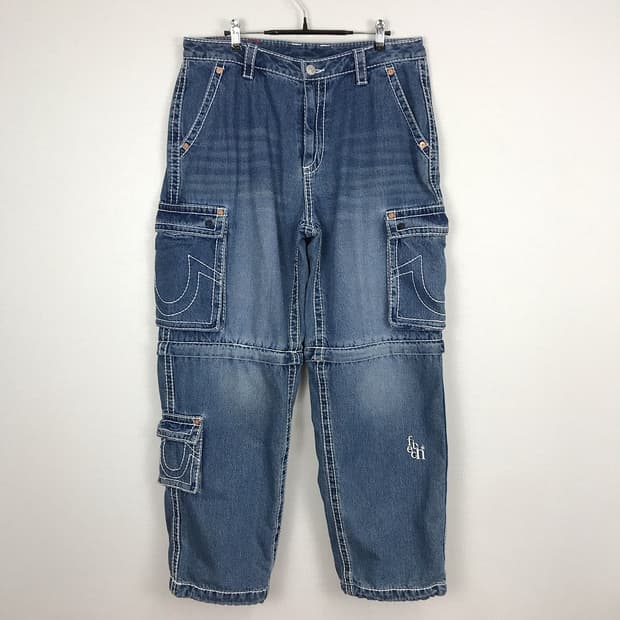 트루릴리젼 x 페치 데님 청바지 남성L