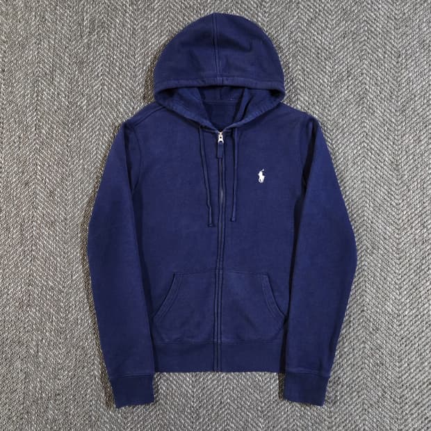 폴로 랄프로렌 네이비 풀집업 후드집업