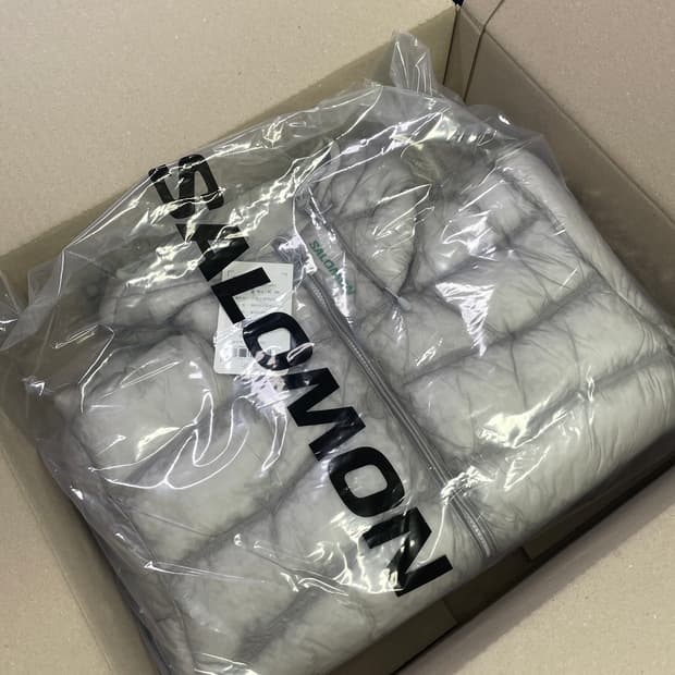 살로몬 UNI 크로스 인슐레이션 자켓 라이트 그레이 새제품 S