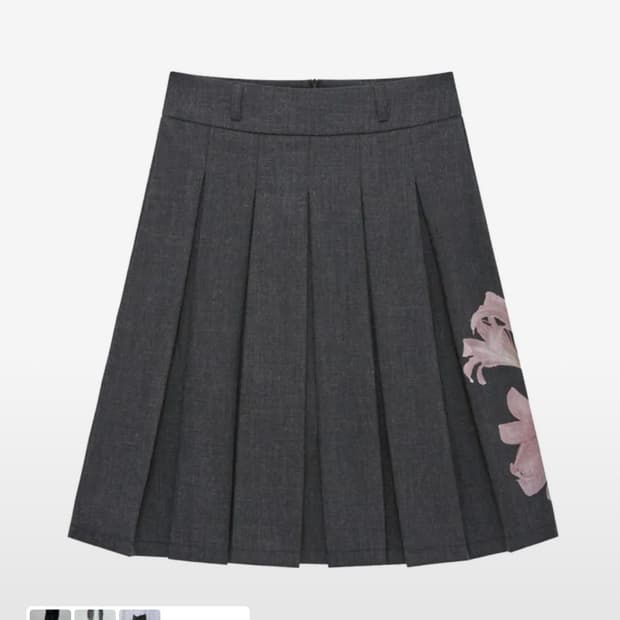 사상화 그래픽 미디 스커트