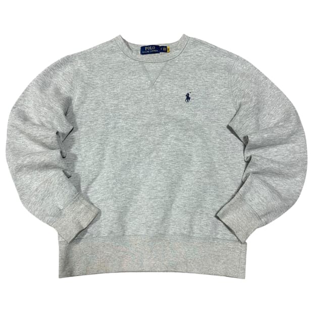 ✨ (바배) 폴로 랄프로렌 기모 멜란지 그레이 맨투맨 