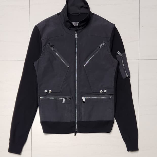 폴로 블랙라벨 나일론 니트집업 M