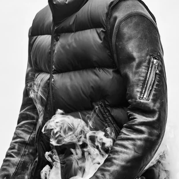 (삽니다) 언더커버 30주년 레더 슬리브 패딩