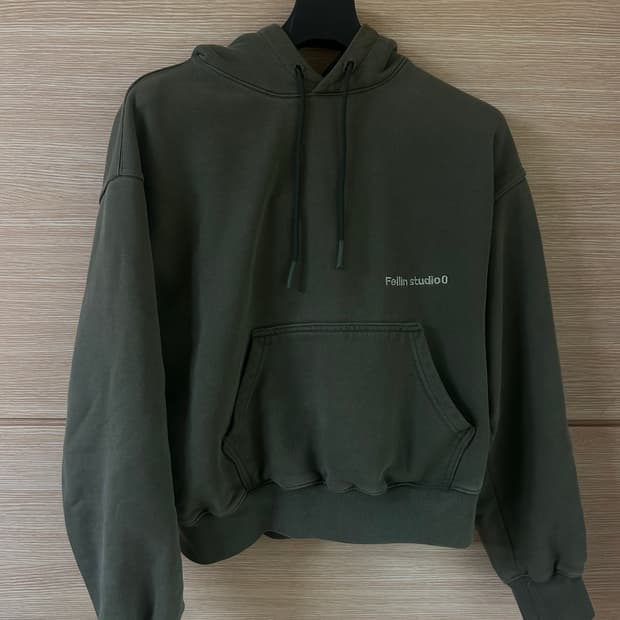 펠린스튜디오 카키 후드 0사이즈