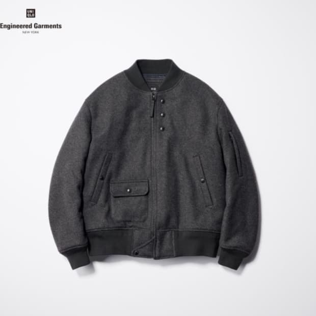 유니클로 엔지니어드 가먼츠 블루종