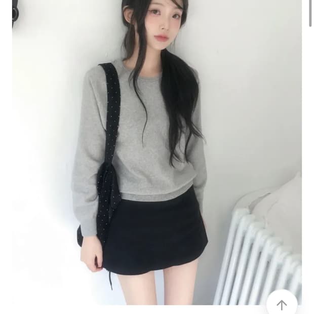 클라우드 그레이 니트