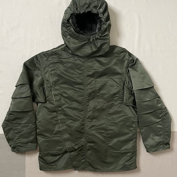 토가 비릴리스 밀리터리 파카 toga virilis 오버랩 파카