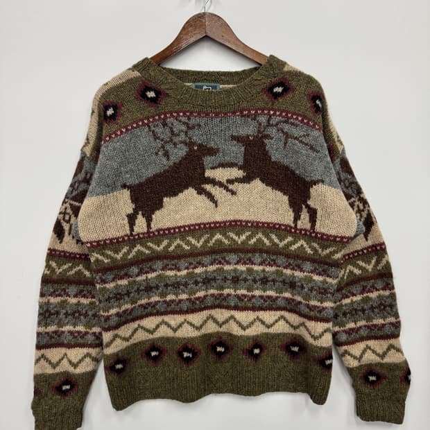 울리치 Woolrich 케이블 니트
