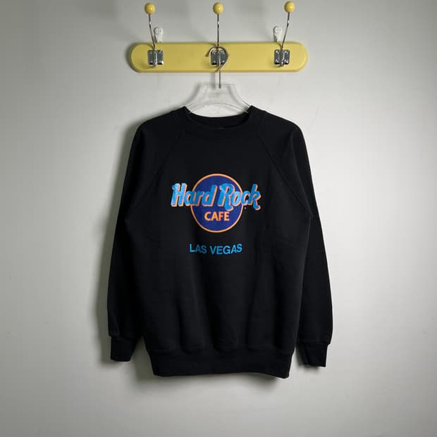 90's 헤인즈 하드락 라스베가스 맨투맨 M