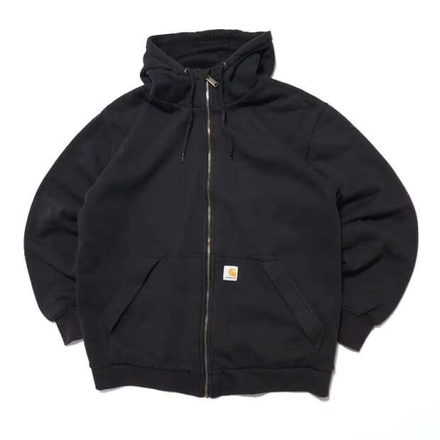 칼하트 레인디펜더 써멀 후드집업 자켓 블랙