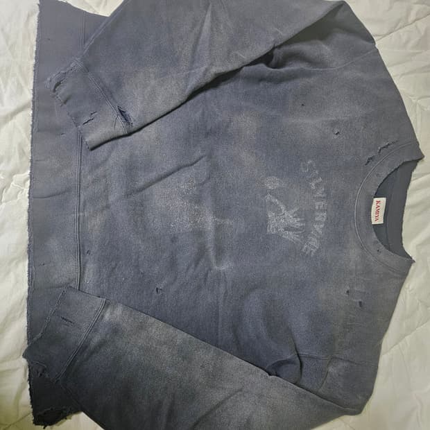 카미야 23aw 스웻셔츠 네이비