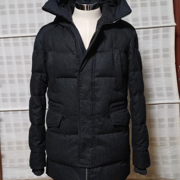 (구스다운) 솔리드옴므 패딩 점퍼 100 (슬림)