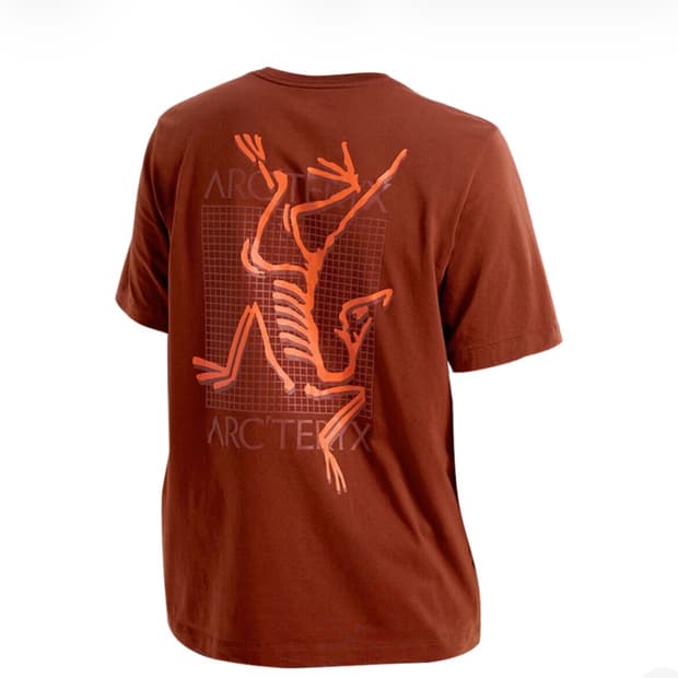 구매) 아크테릭스 아크멀티 버드 로고 SS 티셔츠 세쿼이아 솔라라이즈