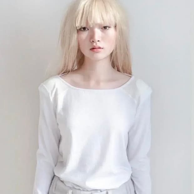 샵페어리 shoulder pad coloring top (ivory)