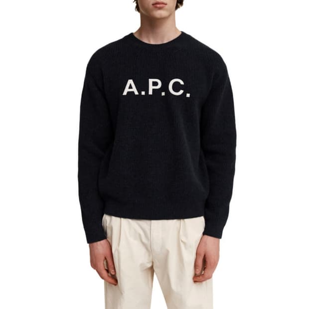 아페쎄 23 로고 울 니트