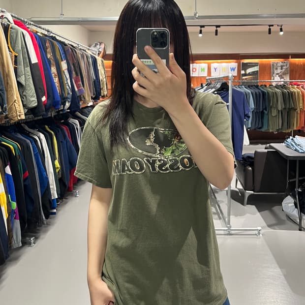 90s Mossy oak 프린팅 티셔츠