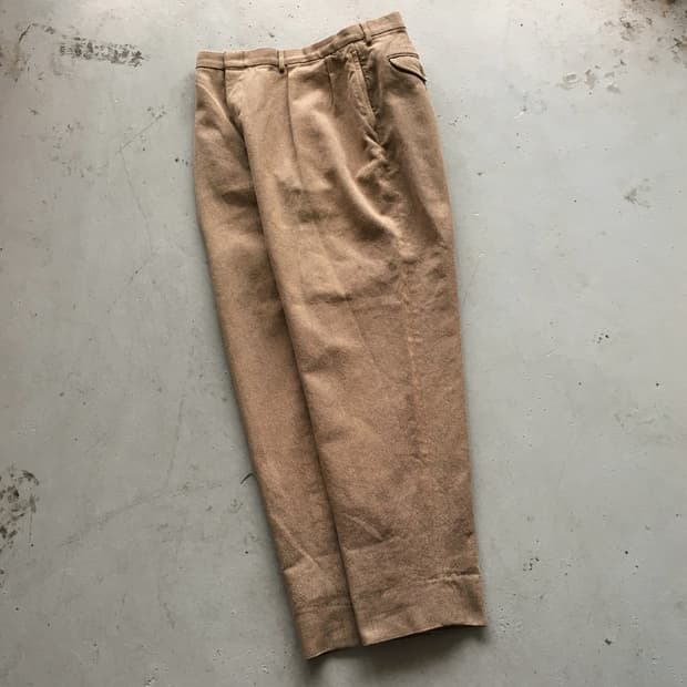 1990‘s Polo Basket Weave Cotton Two Tuck