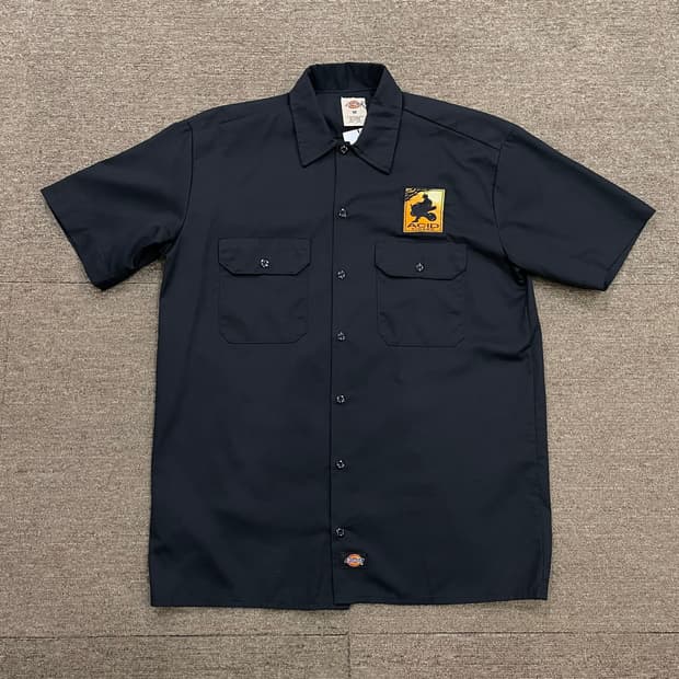 (M) Dickies 디키즈 반팔 셔츠 자수