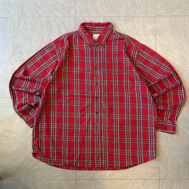 L.L.bean 정품 엘엘빈 플란넬 셔츠