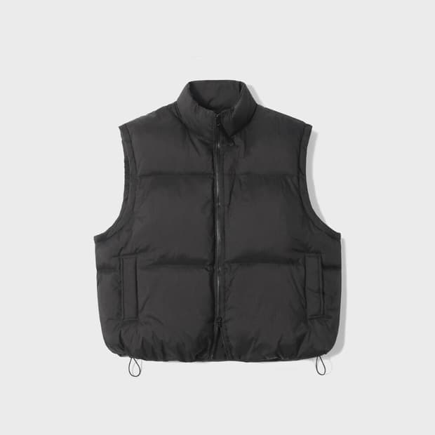 인더스트 덕다운 패딩베스트 블랙 2사이즈 민트급