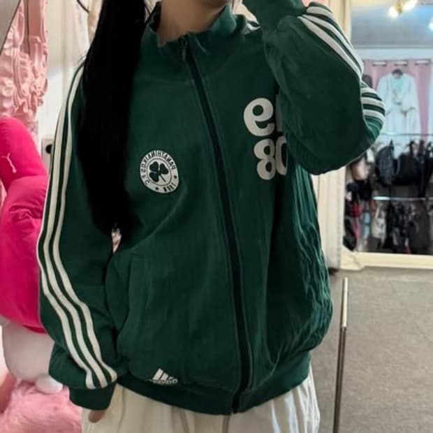 빈티지 아디다스 초록 셀틱스 져지