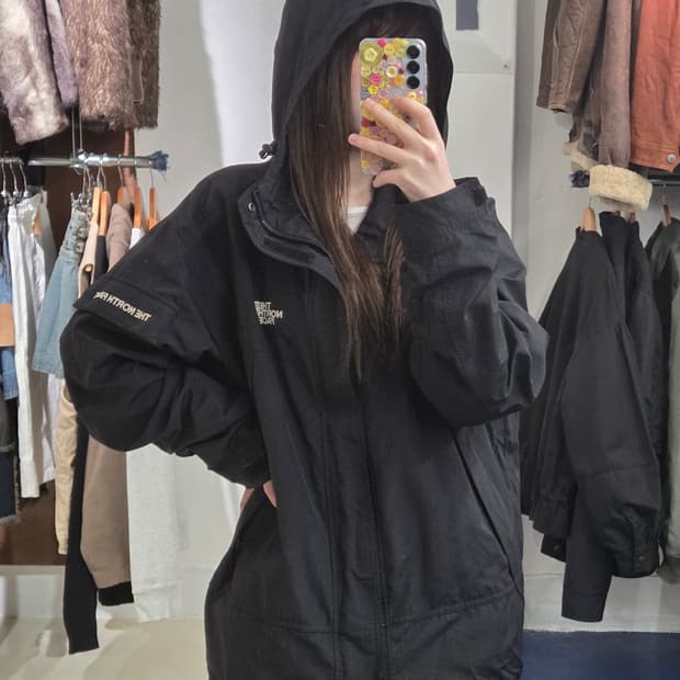 TNF 노스페이스 고프코어 후드 바람막이