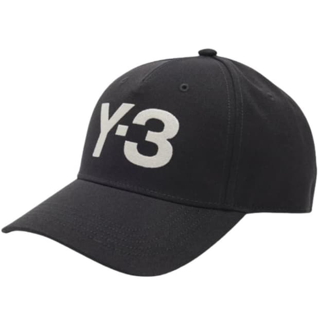 Y-3로고 캡 블랙