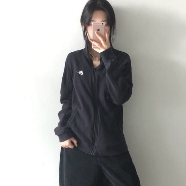 나이키 하이넥 플리스집업