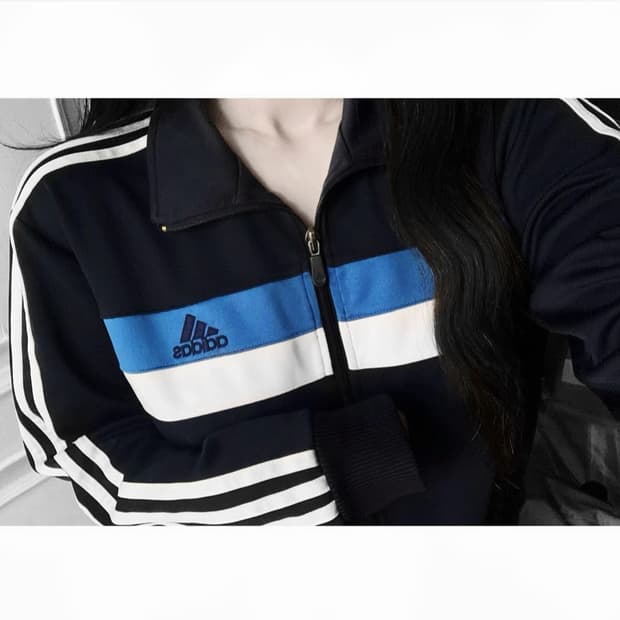 아디다스 돌핀 데일리 져지 집업 트랙탑