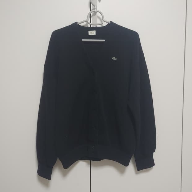 라코스테  울100%마크  브이넥 가디건-100사이즈