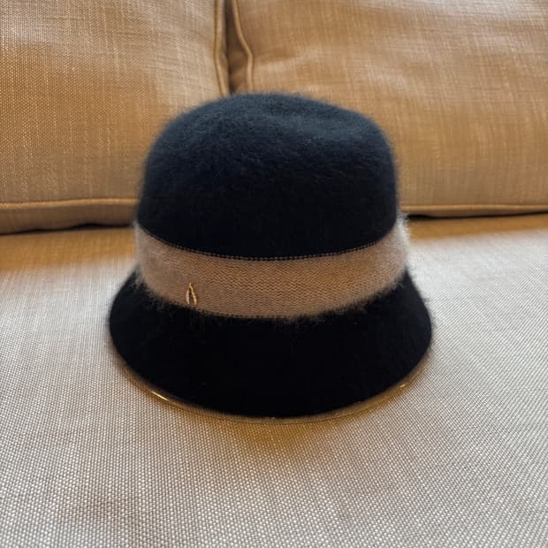 타임 앙고라 울 블렌드 버킷햇 벙거지