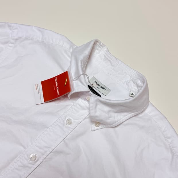 프로드셔츠 옥스포드셔츠(d-300) 화이트, 블루 L