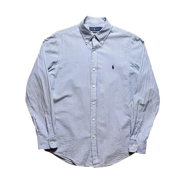폴로 시어서커면 스트라이프 셔츠