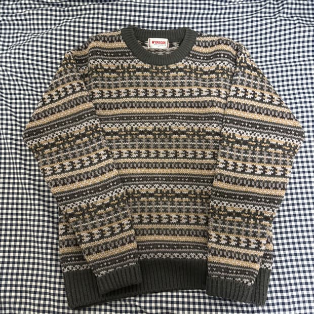 맥그리거 니트 새상품