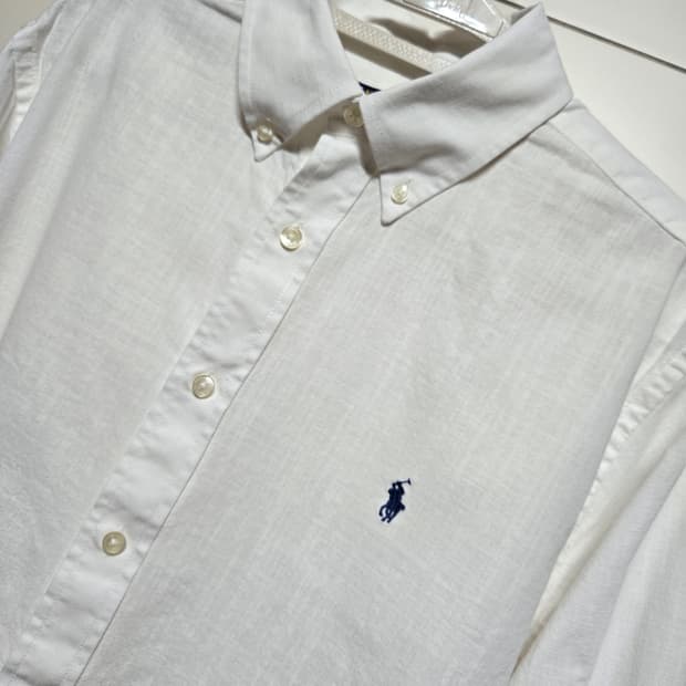폴로 랄프로렌 남성 화이트 셔츠