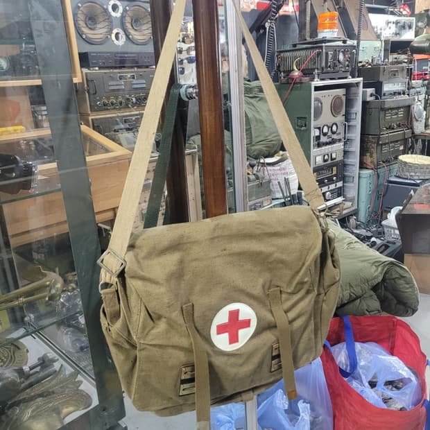 러시아군 의료용 캔버스 숄더백